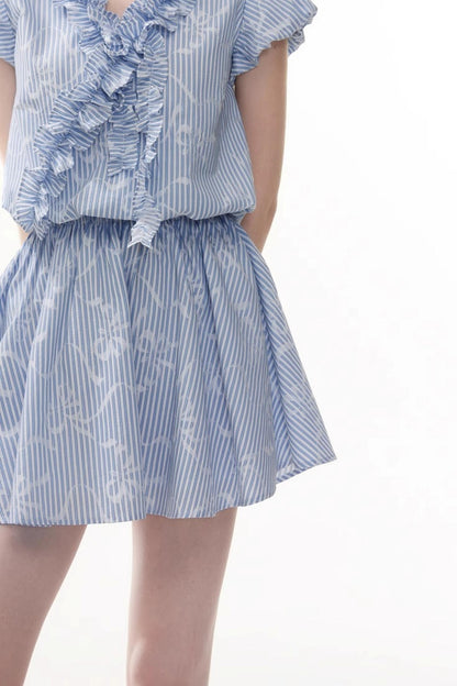 Summer Ruffled Stripe Set-Up