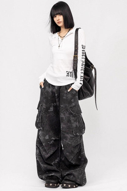 Vintage Spice V-Neck Hooded Top