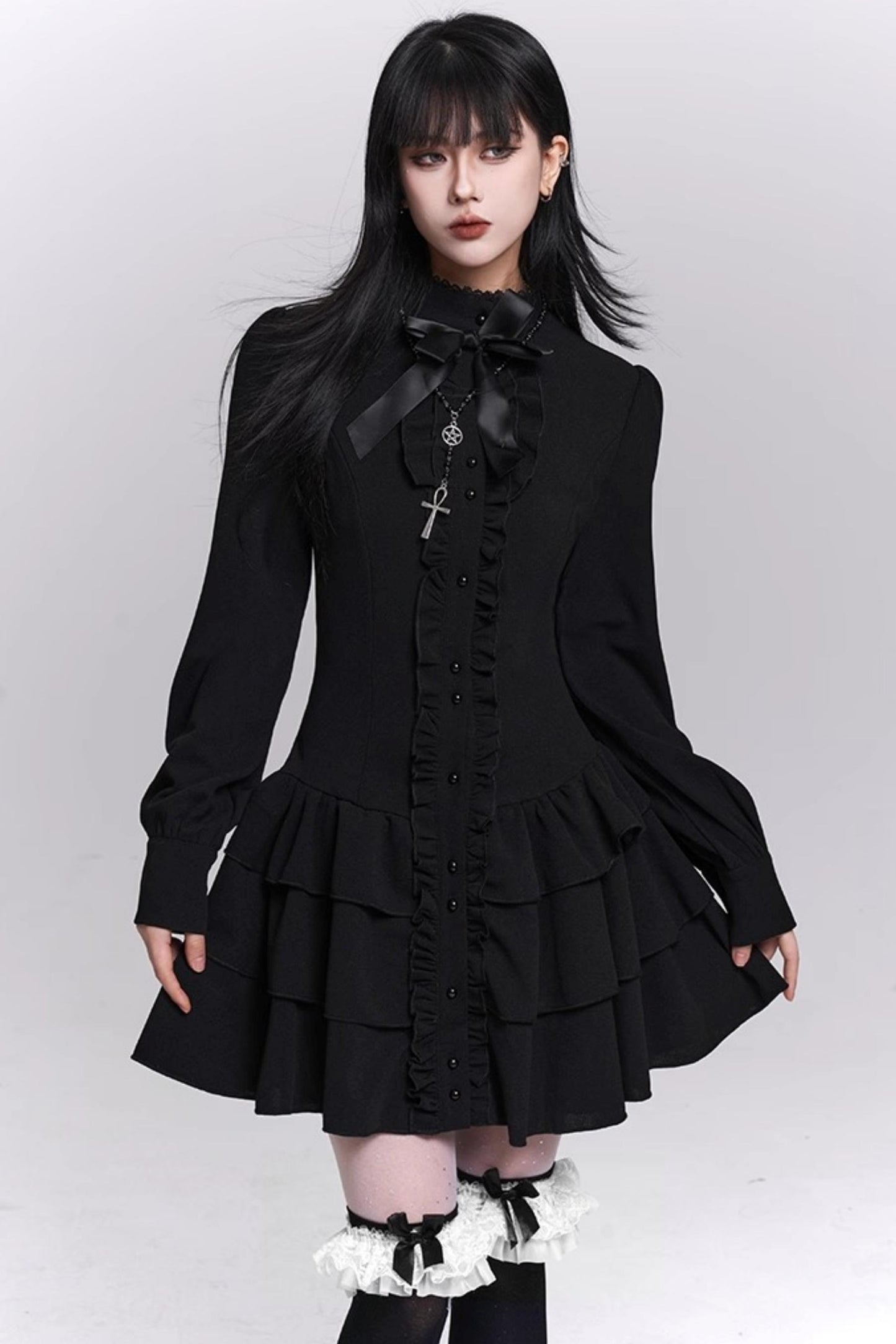 Ghost Girl Black Dress