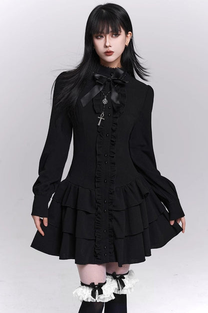 Ghost Girl Black Dress