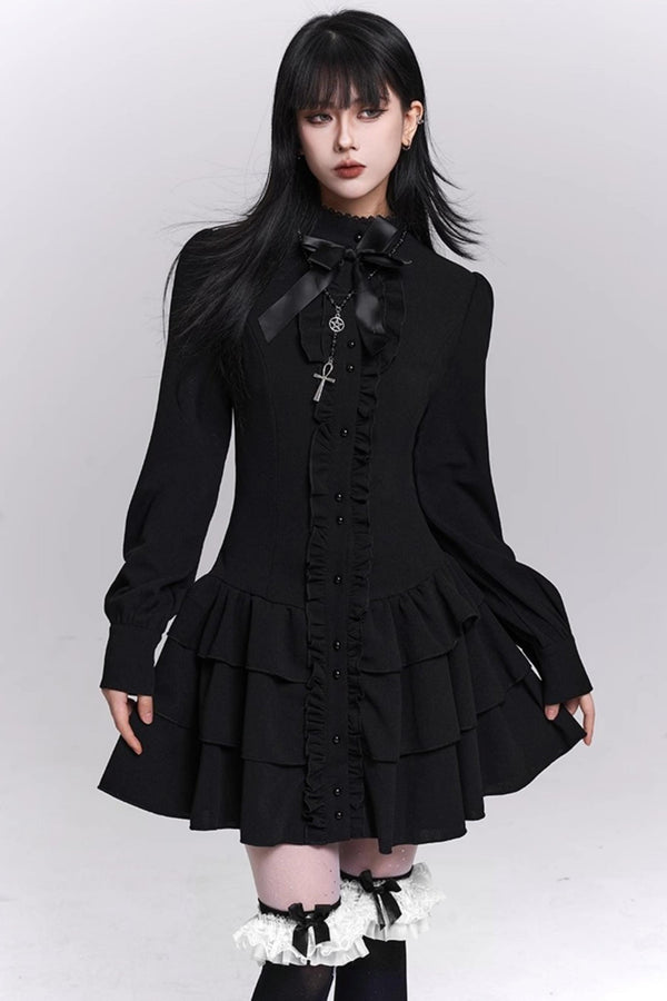 Ghost Girl Black Dress