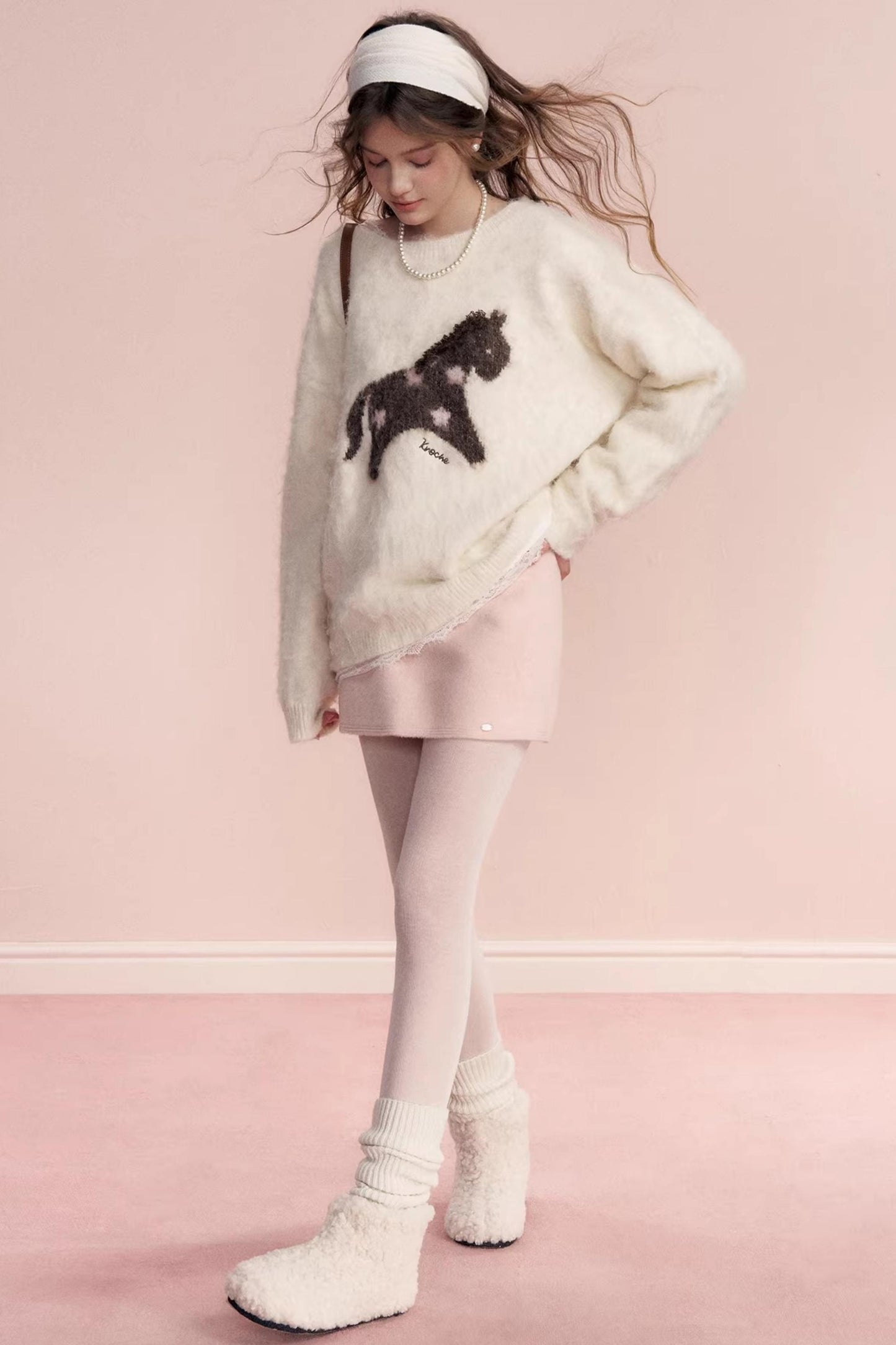 Floral Wool Jacquard Sweater