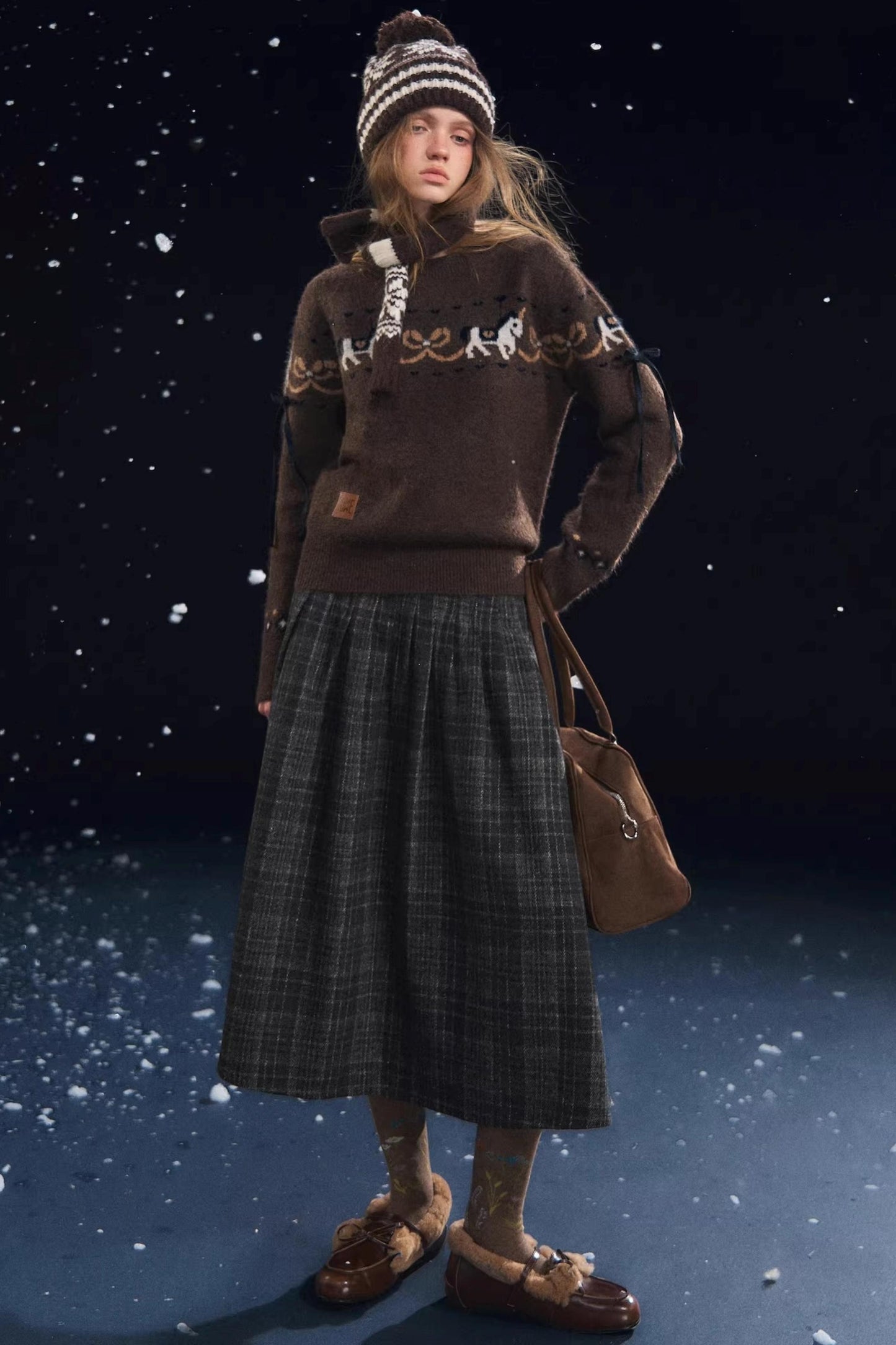 Fun Spinning Pony Jacquard Sweater