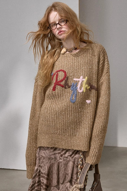 Cloud-Like Knit Pullover Sweater