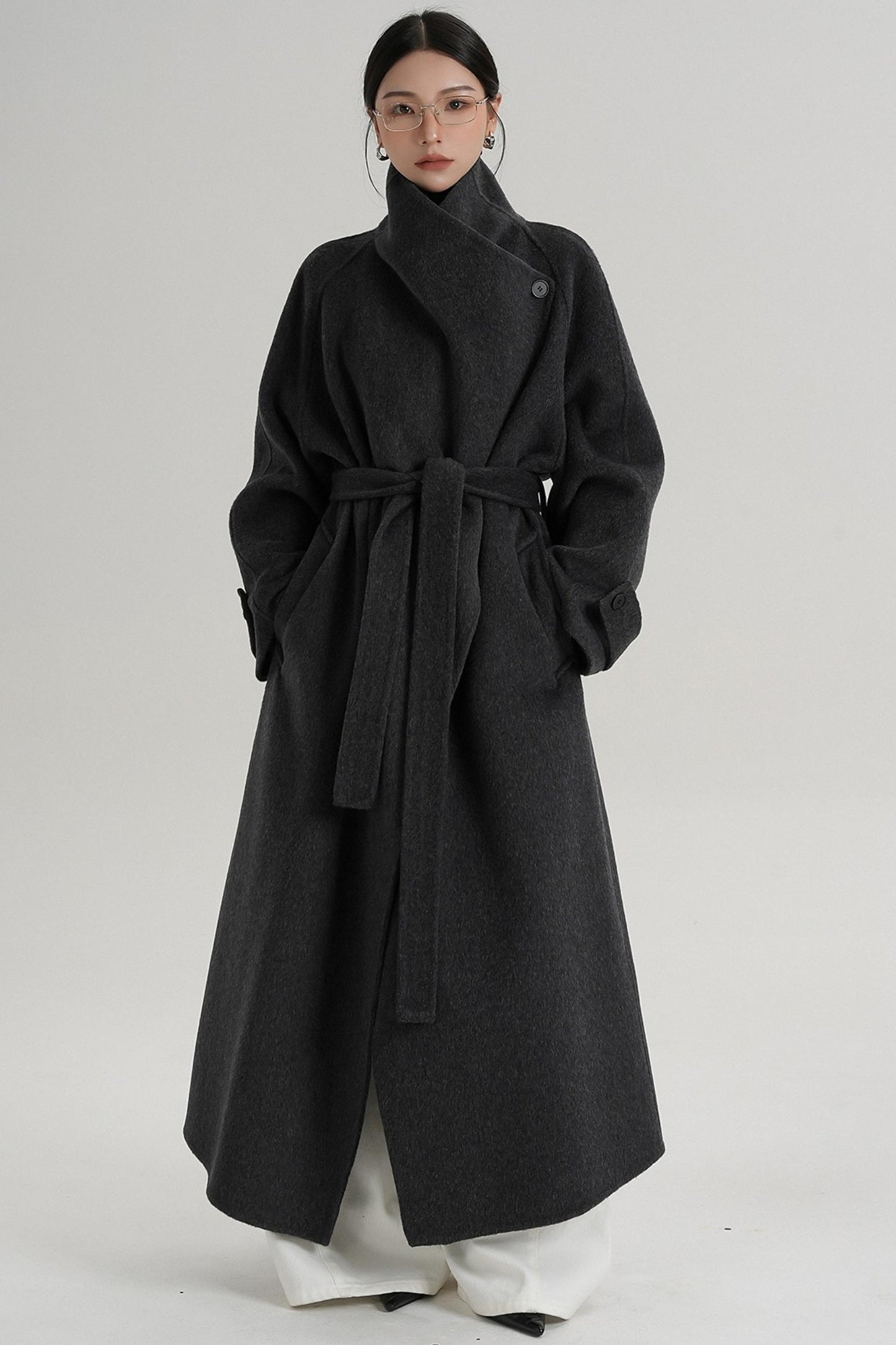 Luxurious Reversible Wool Coat