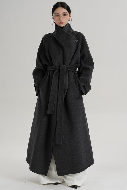 Luxurious Reversible Wool Coat