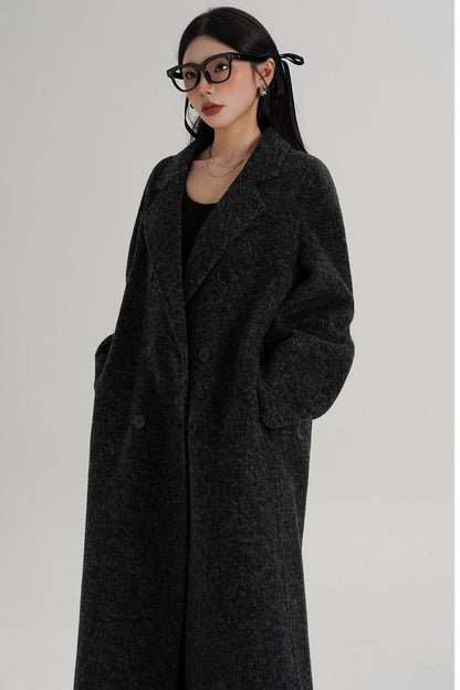 Textured Wool Suit Coat