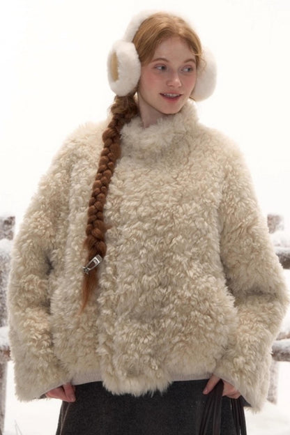 Reversible Lamb Wool Coat