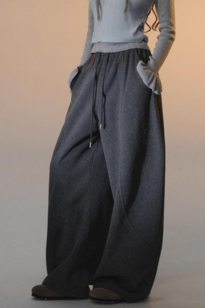 Fleece Scimitar Casual Pants