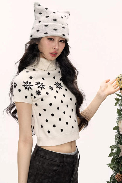 Rabbit Fur Cat Ear Hat