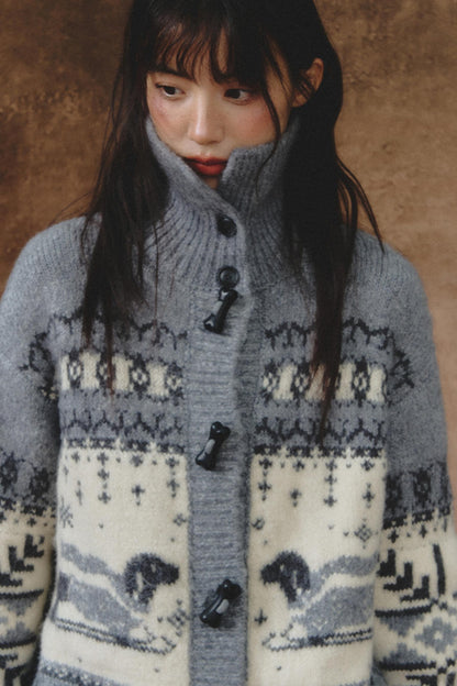 Vintage Lapel Cardigan