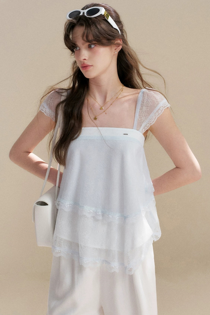 French Lace Irregular Camisole