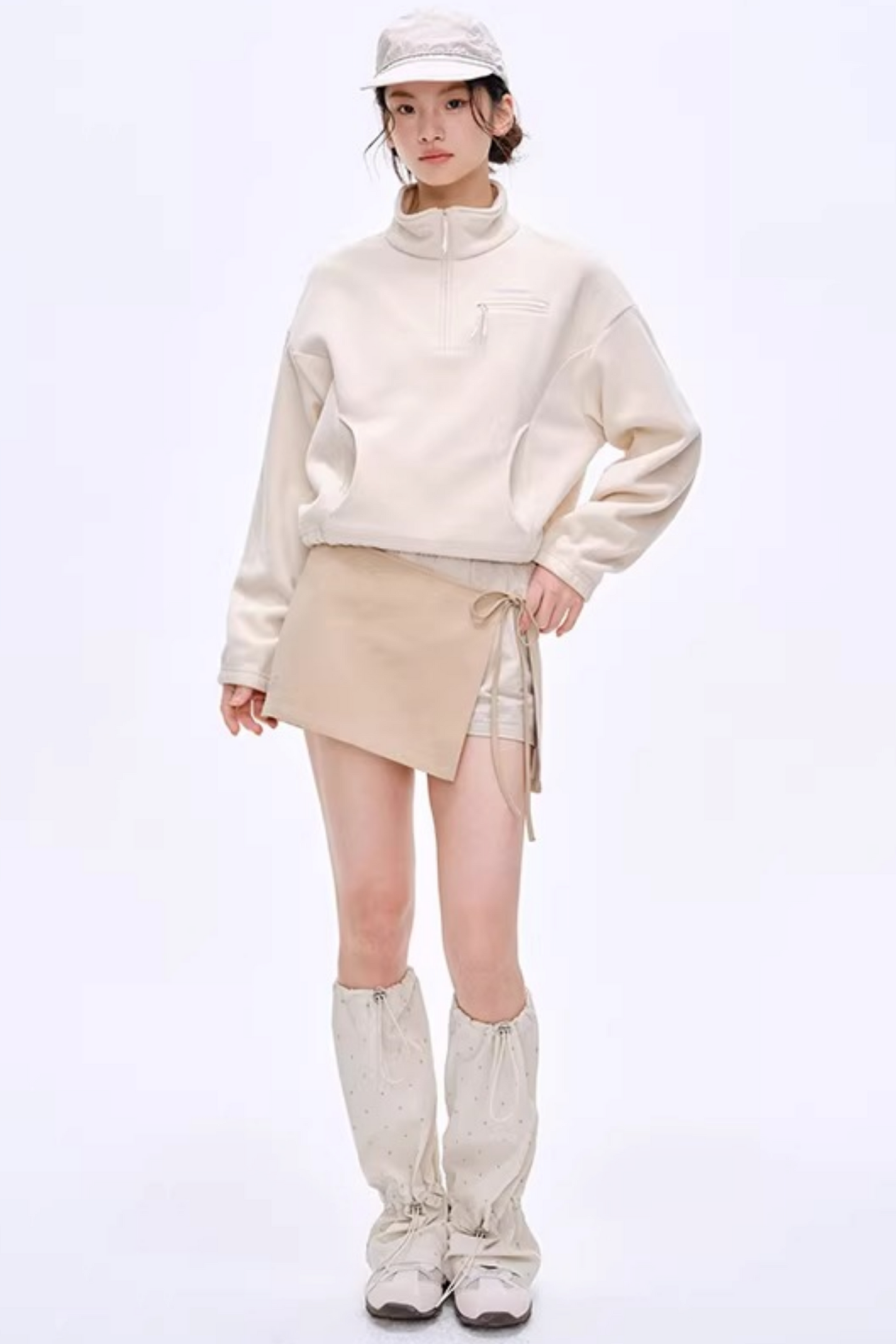 Side Slit Hip-Hugging Skirt Pants