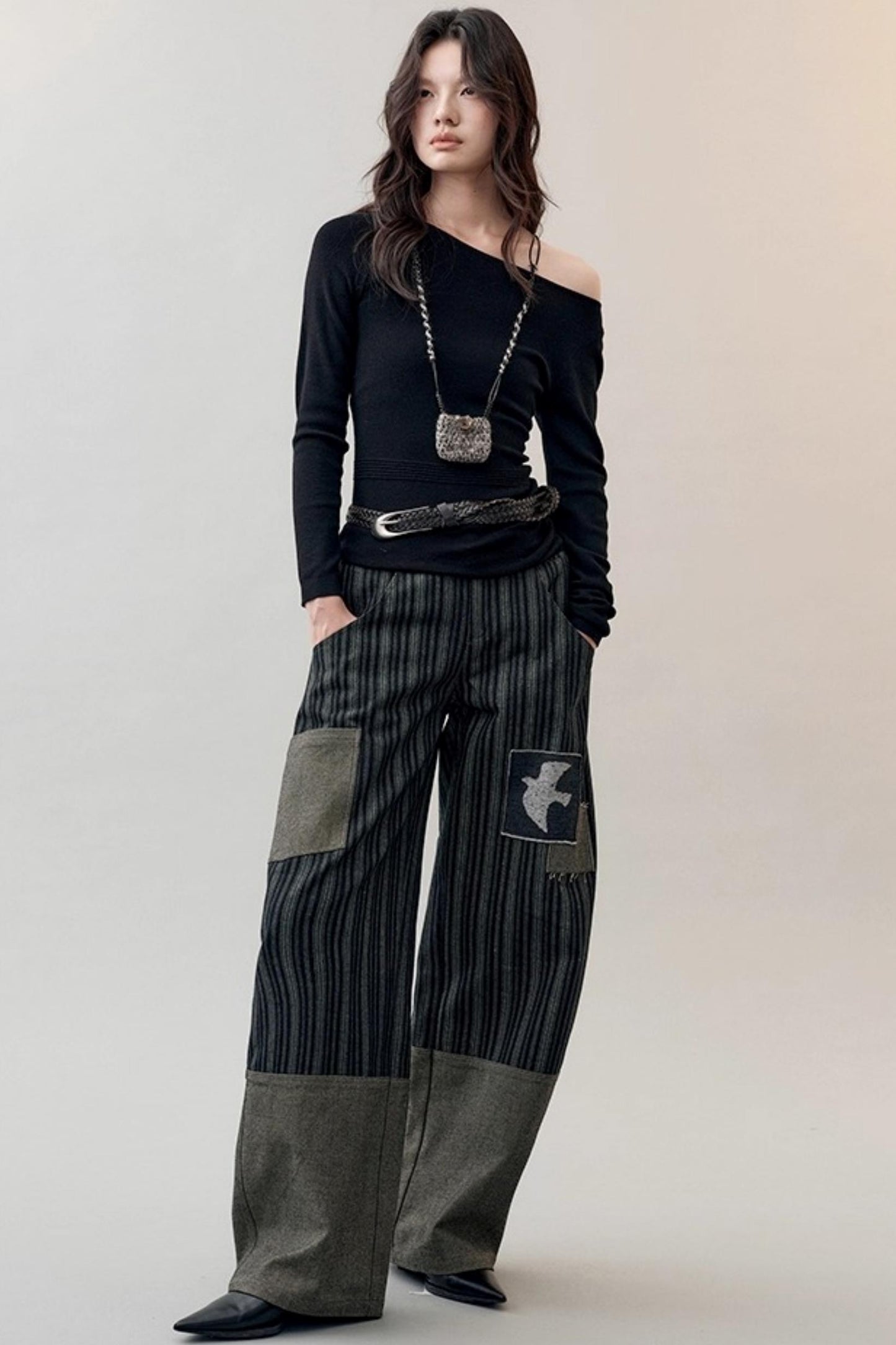 Cloud Yarn Long-sleeved Top