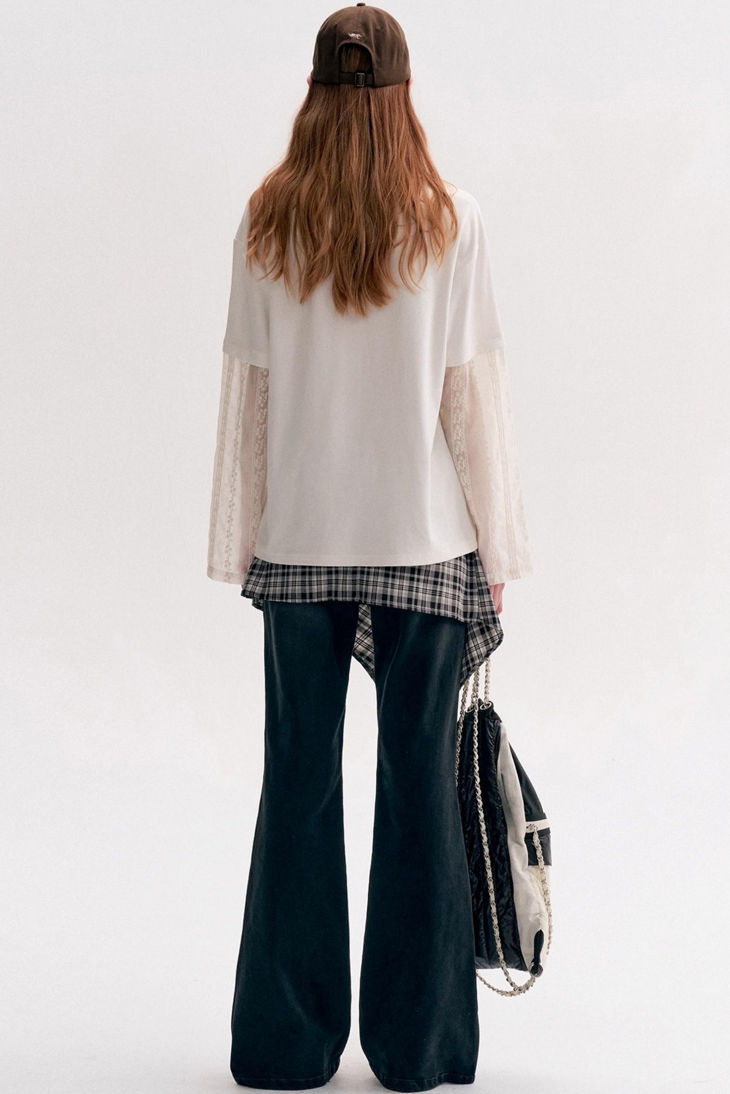 Puppy Painted Tencel Long-sleeve T-shirt