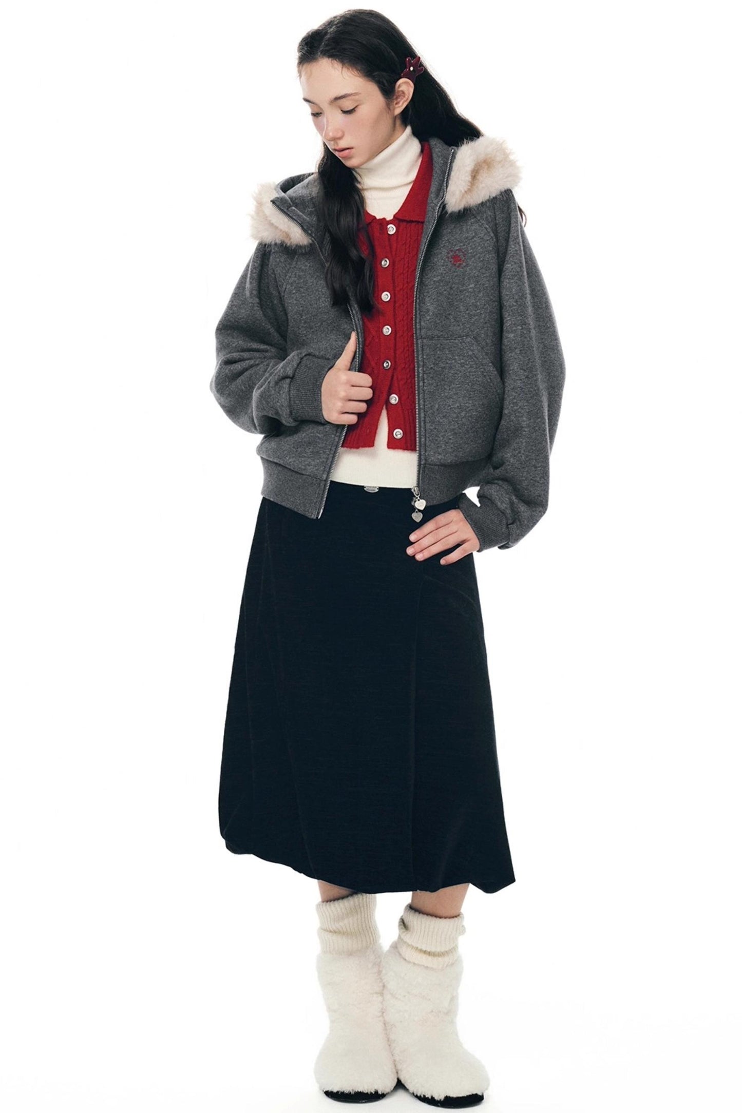 Bouquet Weaving Floral Skirt