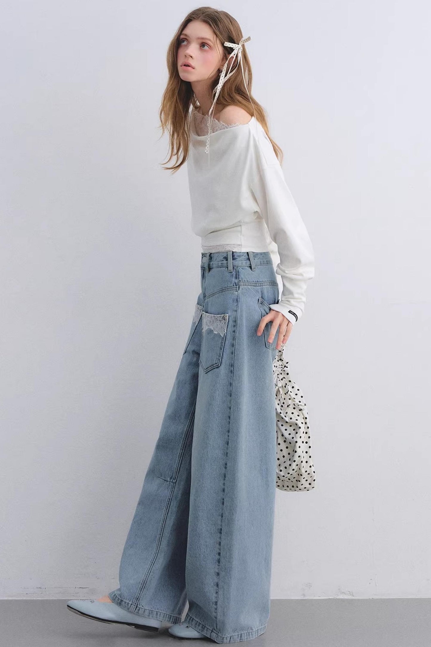 Love Asgony Off-Shoulder Top set-Up