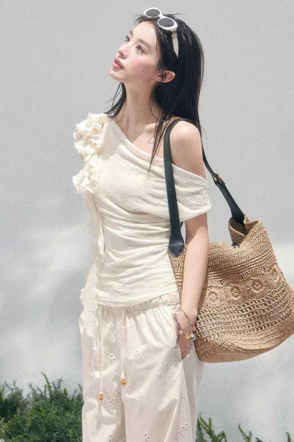 Light Whisper Ruffled Blouse