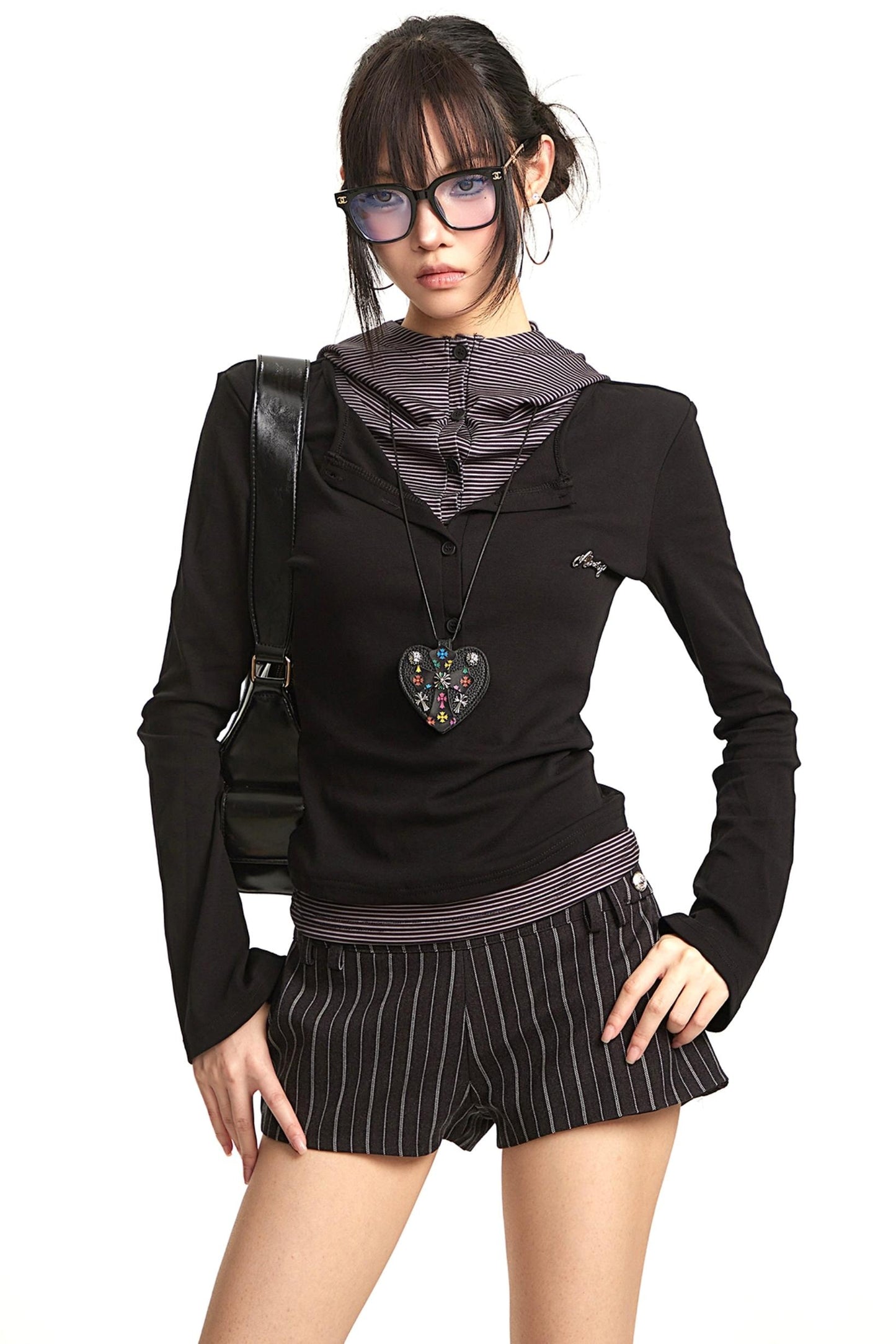 Vintage Polka Dot Long Sleeve T-Shirt