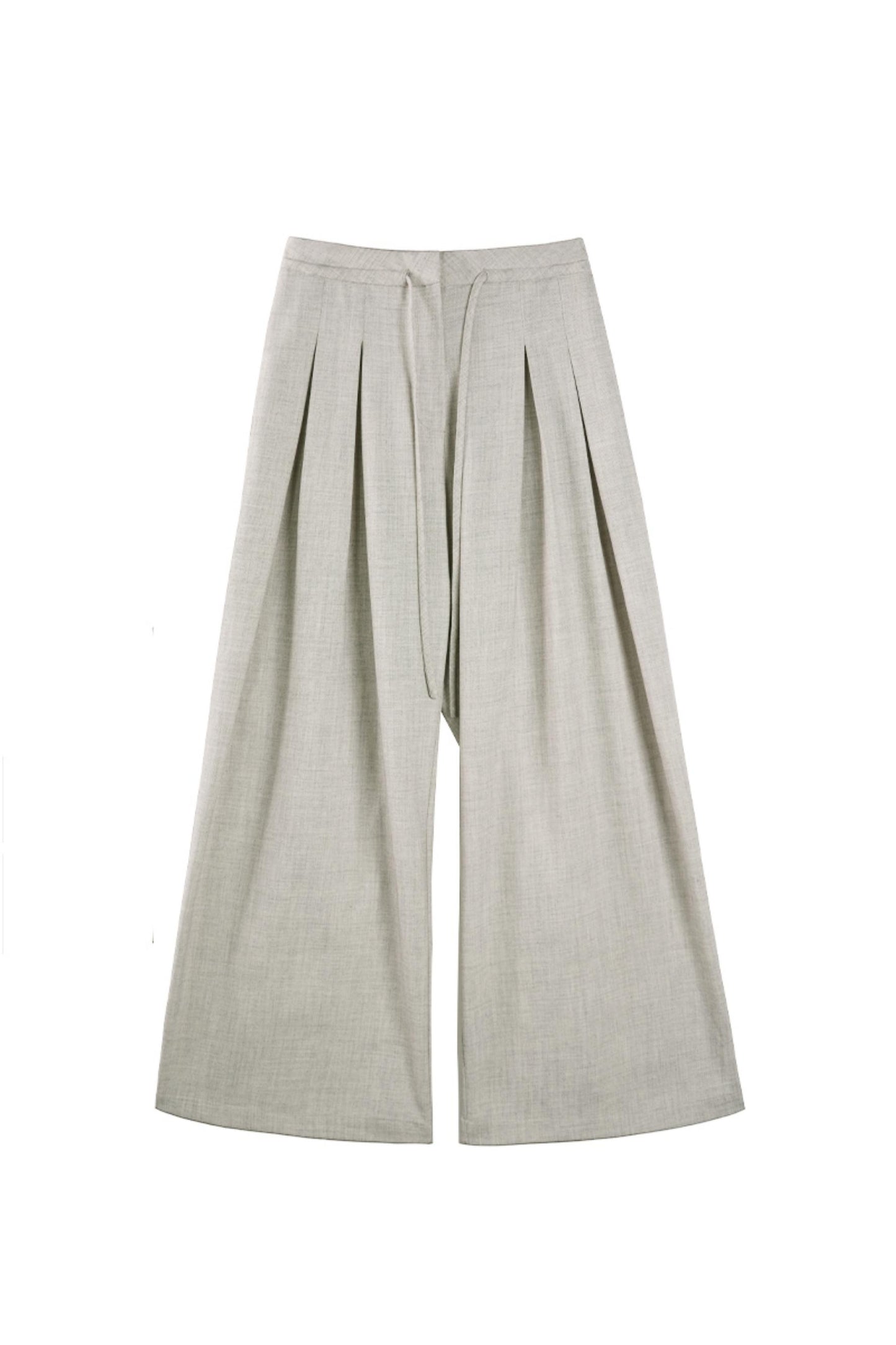 Luxe Pleated Wide-Leg Trouser Set-Up