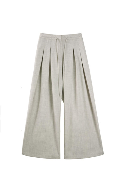Luxe Pleated Wide-Leg Trouser Set-Up
