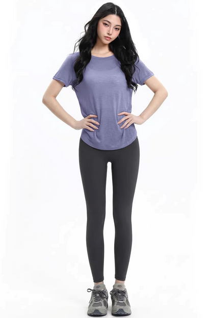 Top Yoga con Schiena Cut-Out