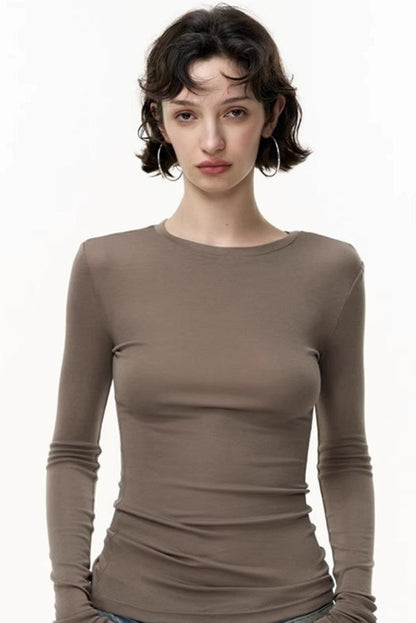 Autumn Slimming Crew Neck Base Layer