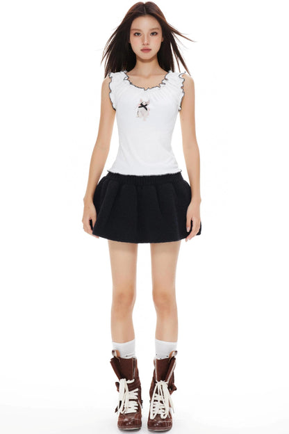 Girly White Camisole