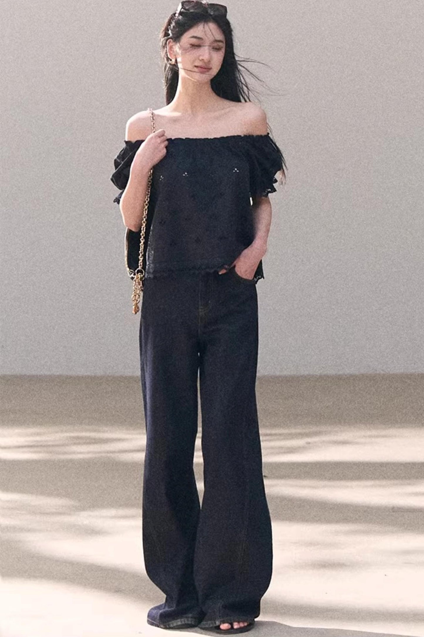 Pure Cotton Embroidered Doll Top