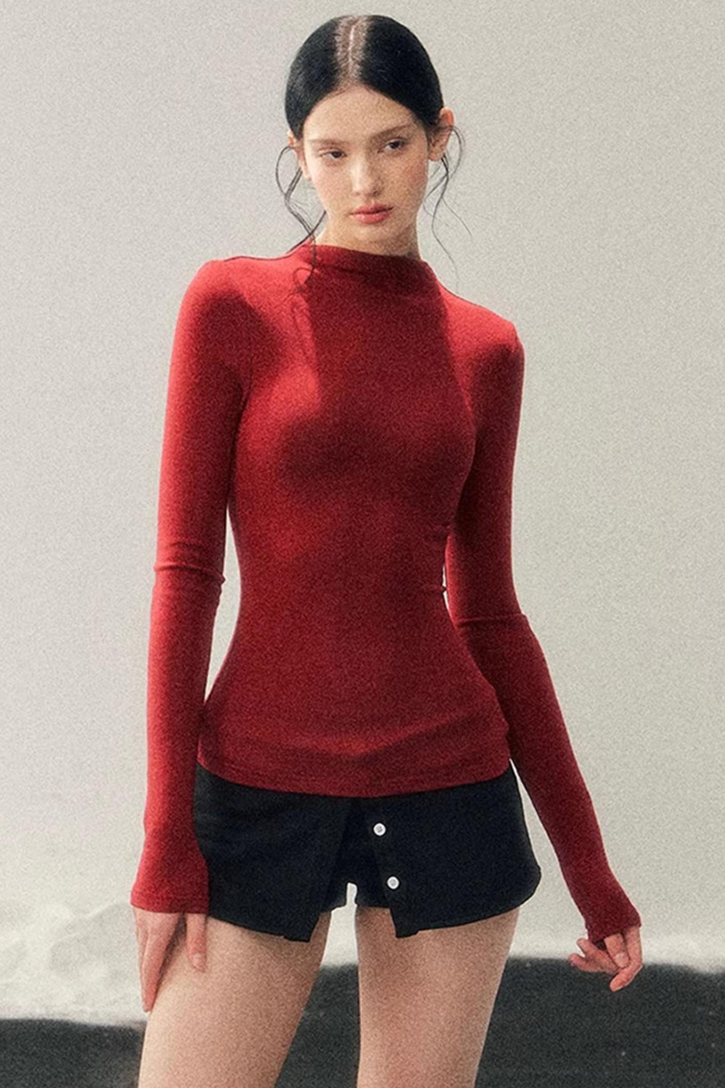 Maple Leaf Knit Sweater Cape Set-Up