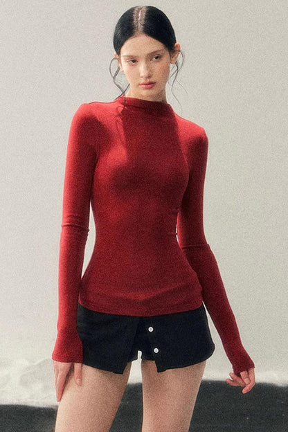 Maple Leaf Knit Sweater Cape Set-Up