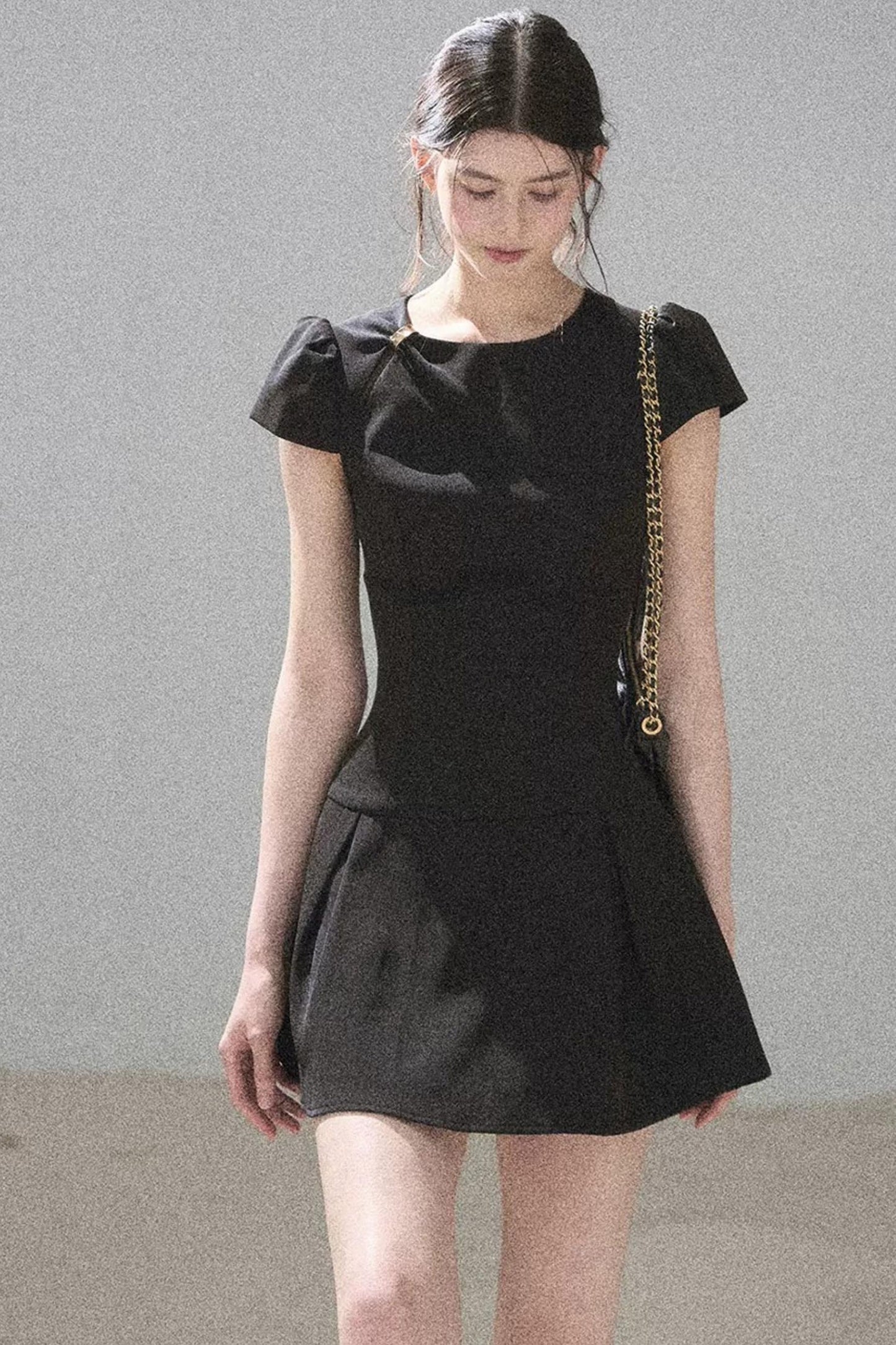 French Summer Puffy Dress