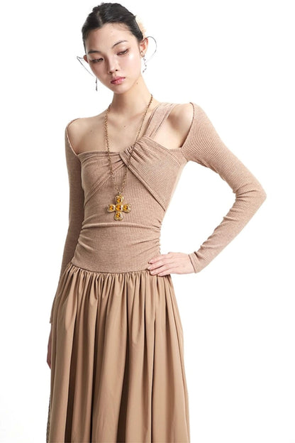 Slim Splicing Dress