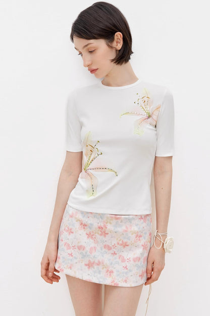 Summer Diamond Lily Blouse