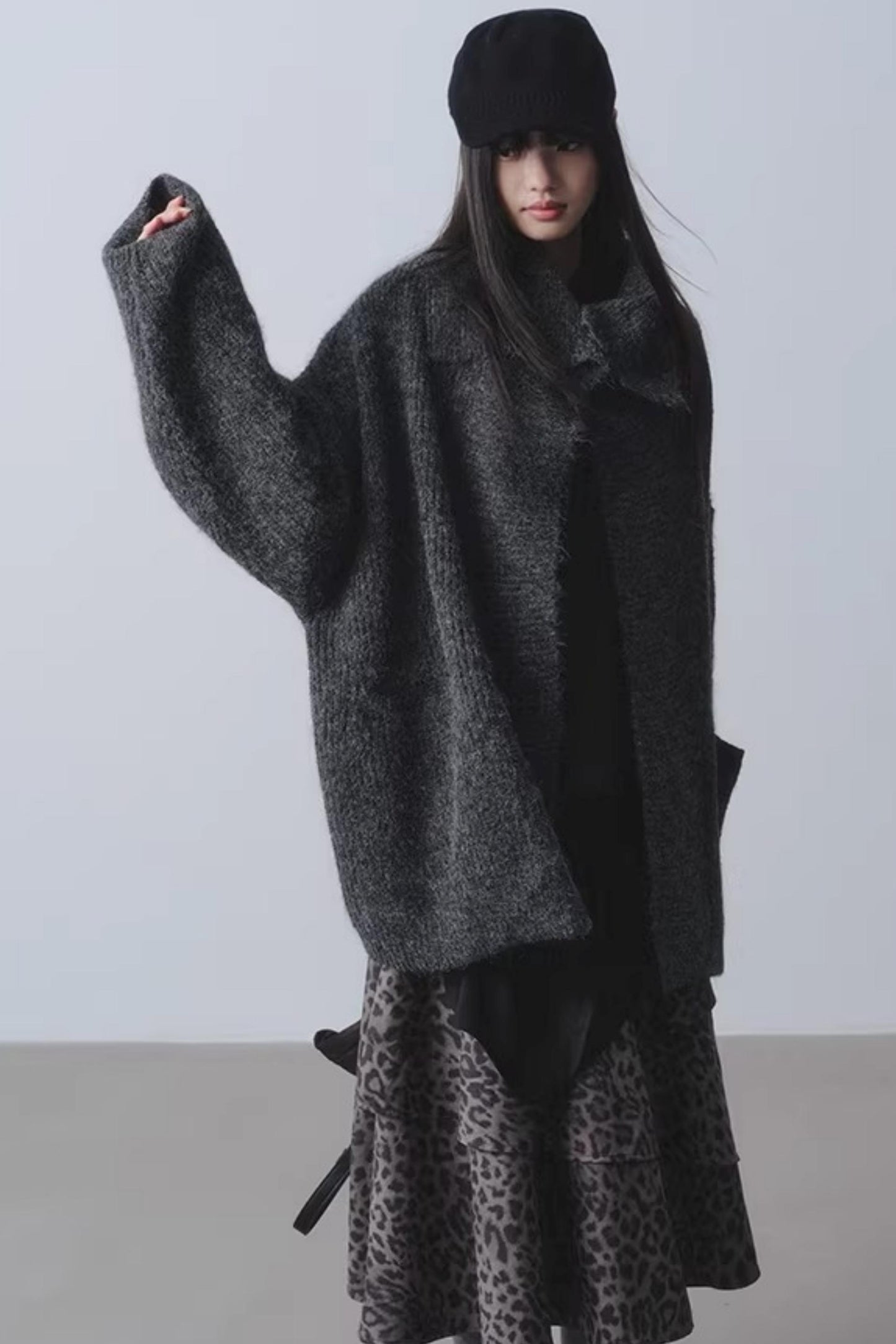 Winter Twilight Wool Cardigan