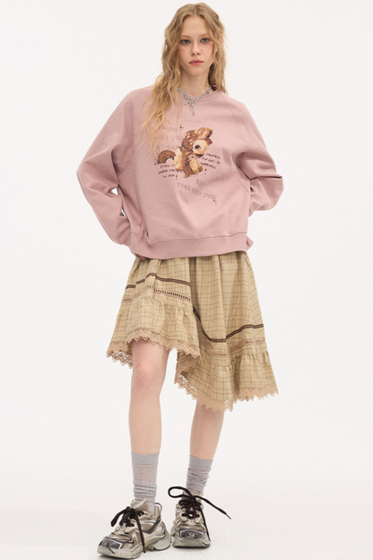 Blooming Now Strass-Pullover