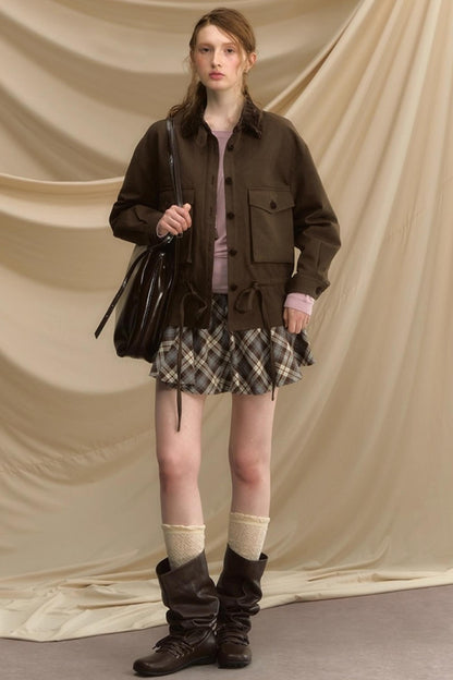 Old Poetry Leather Brown Jacket