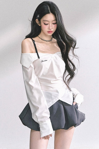 London One-Shoulder Shirt