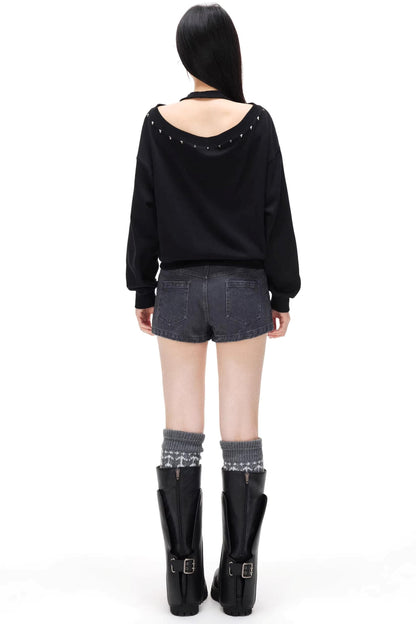 Enzyme Wash Twill Skirt Pants