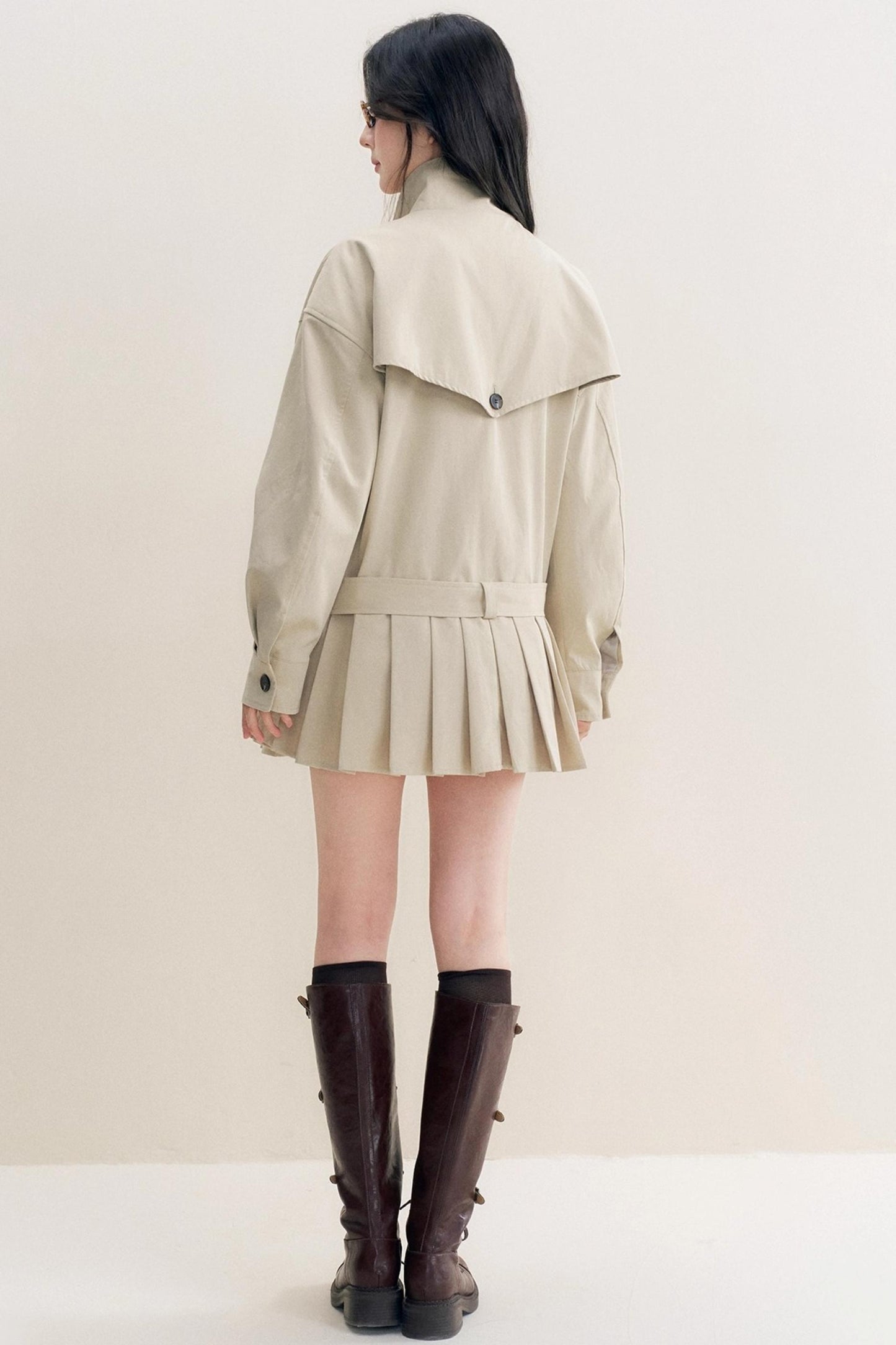 Geek Chic Lace Trench Coat