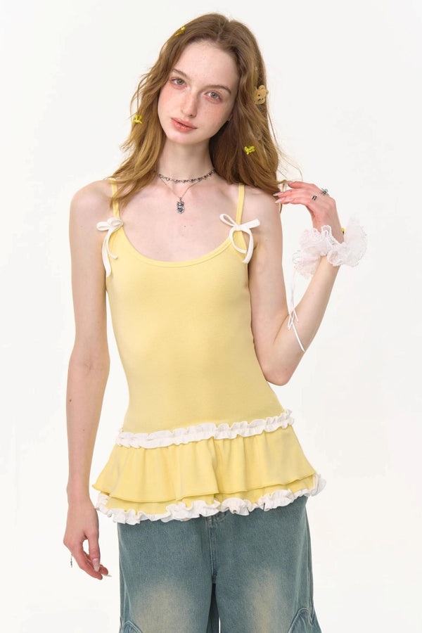 Summer Lace Knit Camisole