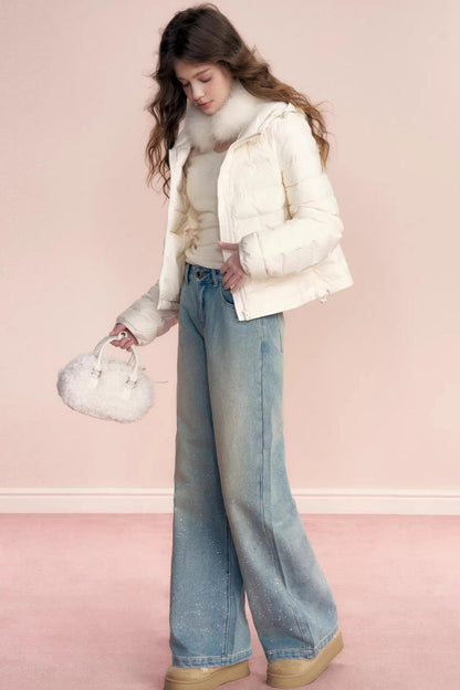 Linen Wool V-Neck Top