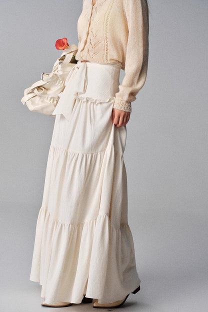 Mountains Melody White Skirt