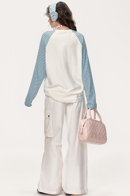 Raglan Striped T-Shirt