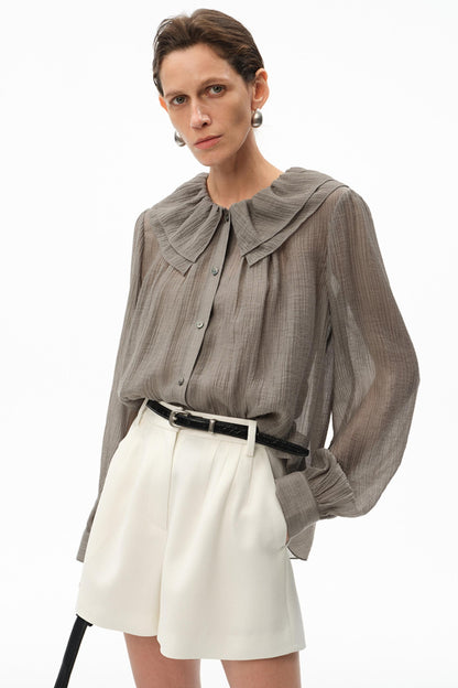 Balanced Drape Classic Shape Shirt