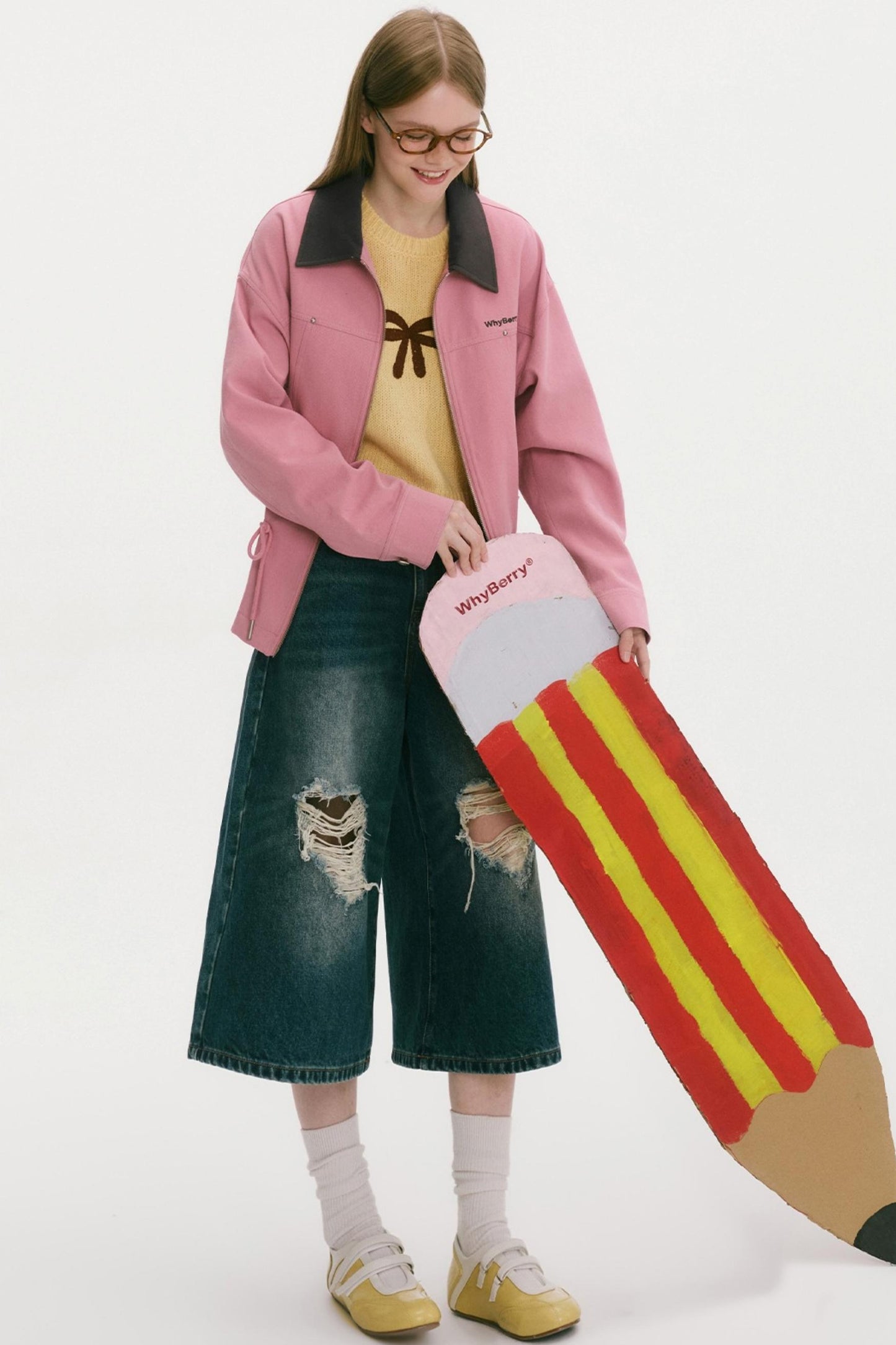 Wild Strawberry Drawstring Jacket