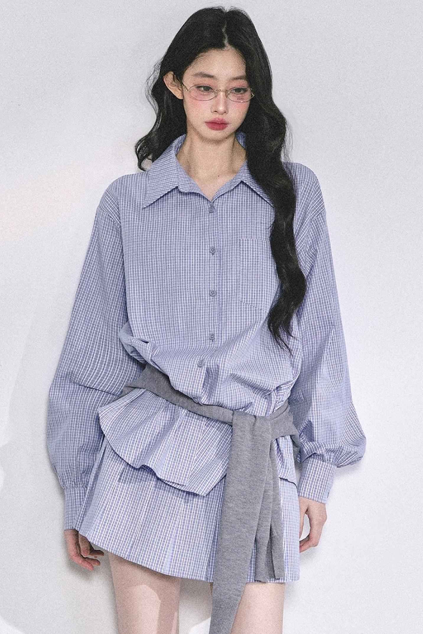 Autumn Plaid Suit Set-Up