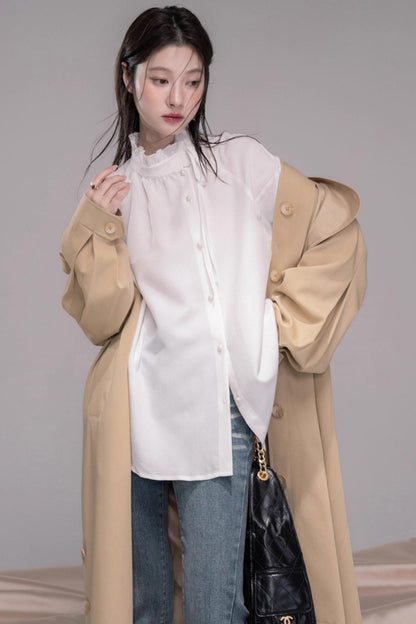 Nuansha Custom Wool Trench Coat