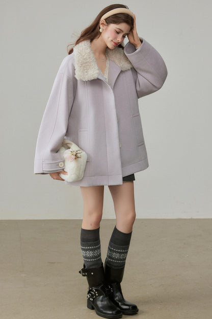 Winter Silhouette Woolen Coat