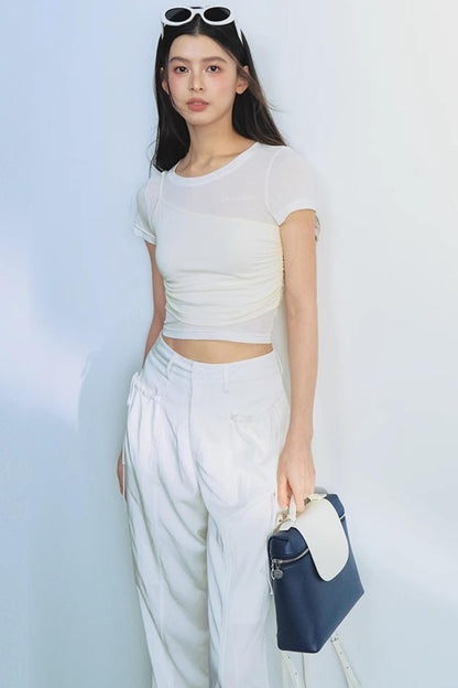 Dual-Patch Short Tee